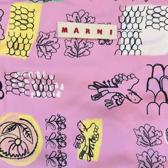 Marni Silk Shopping Tote - Picture 2 of 5